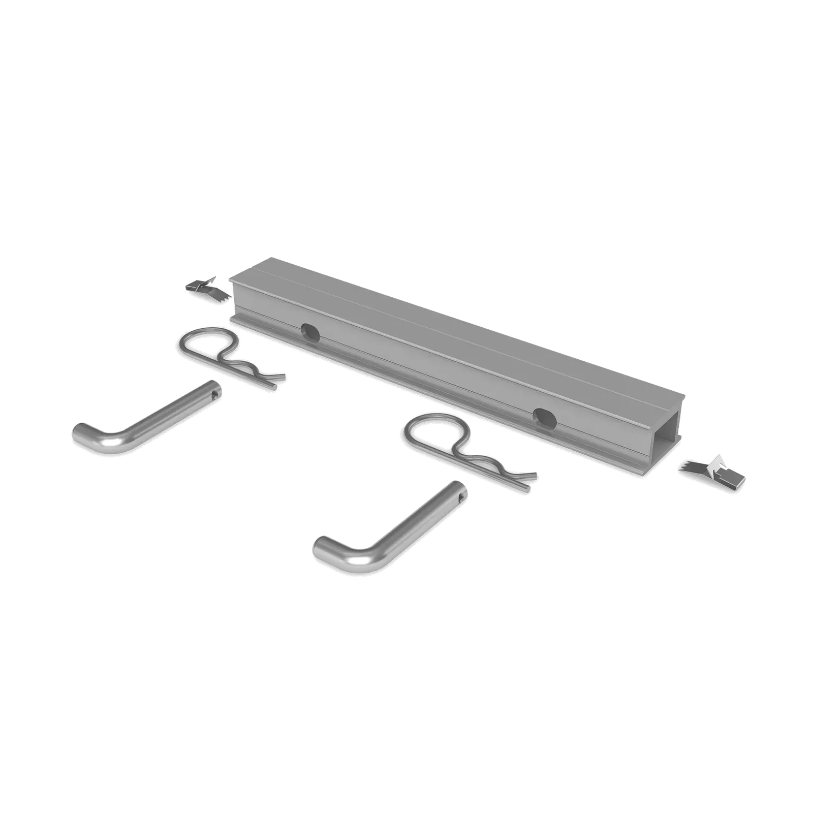 K2 Systems Dome 6 Connector Set 195mm Aluminum Stainless Steel incl. Potential Equalization